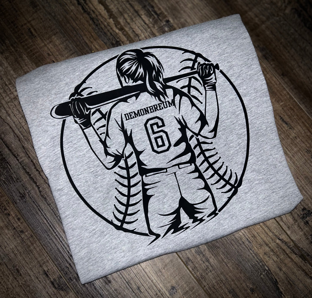 Custom Softball Girl