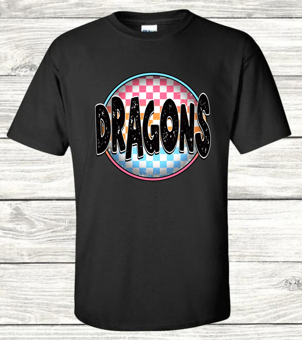 Dragons Retro Circle