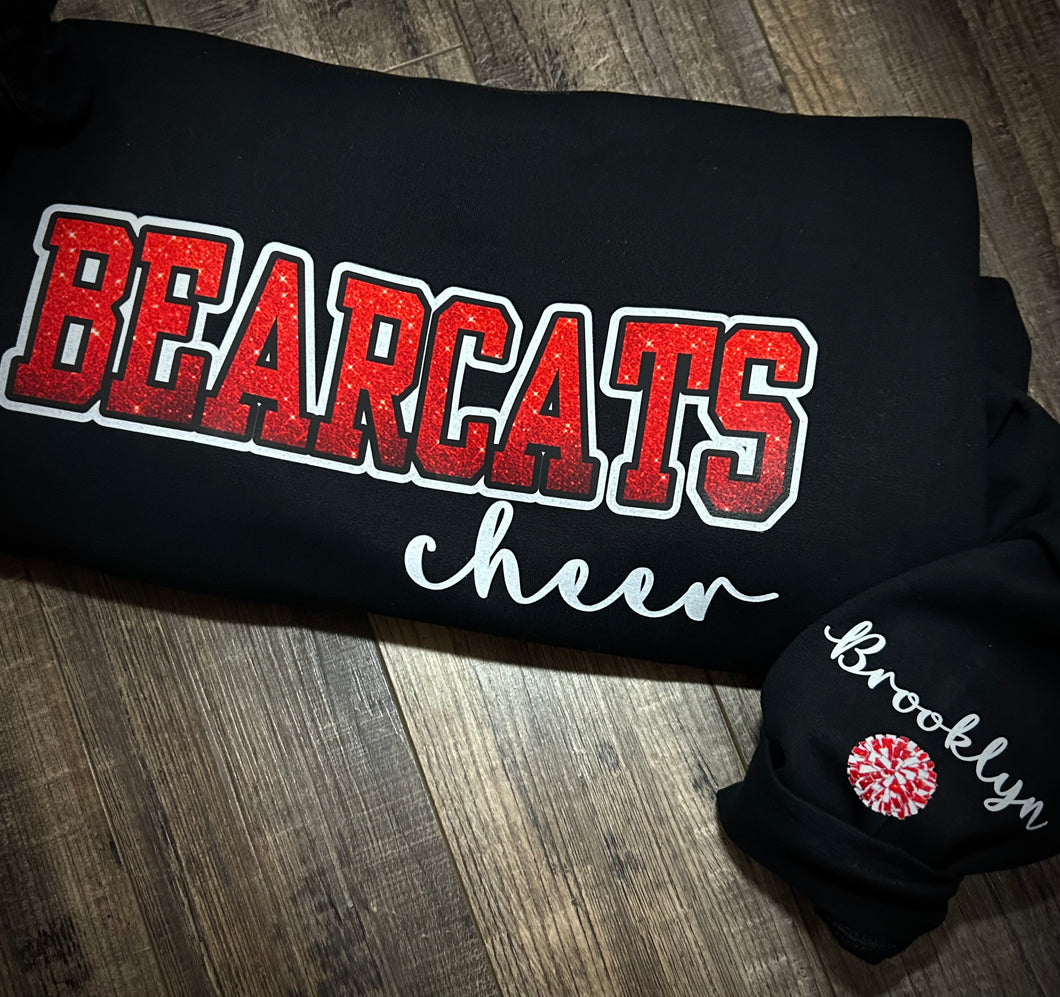 Bearcats Cheer (name on sleeve)