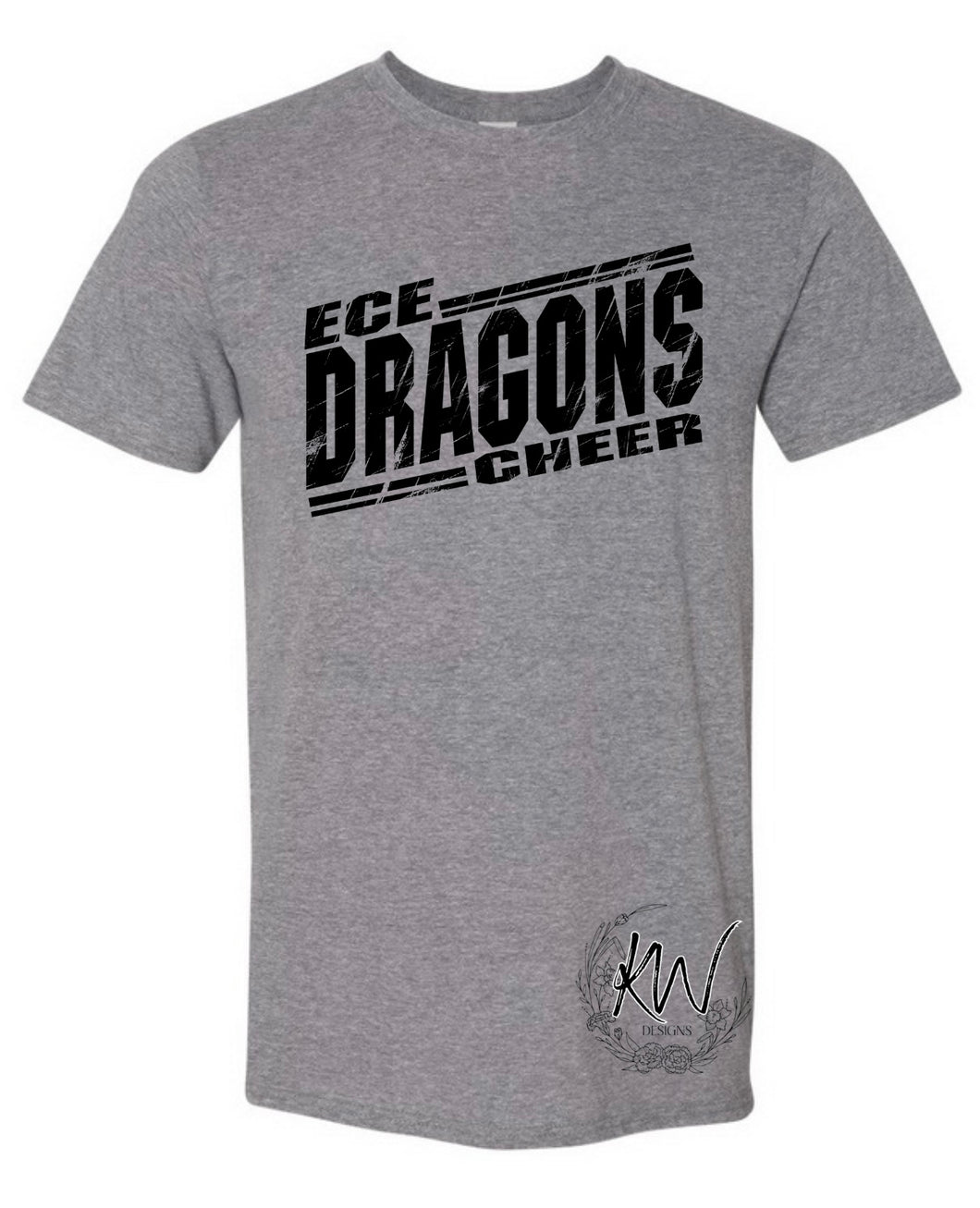 ECE Dragons Cheer Distressed