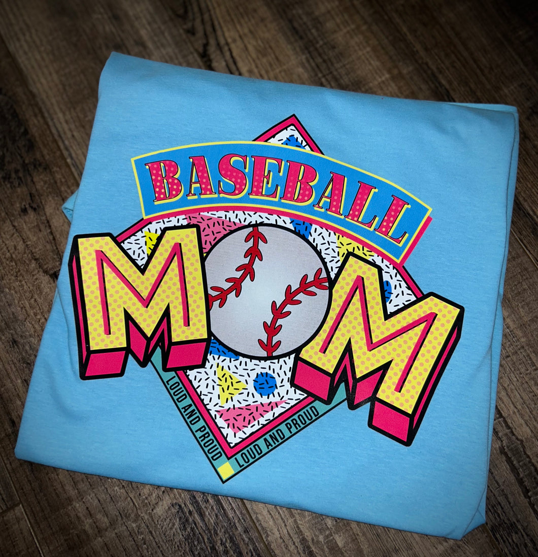 Baseball Mom Retro