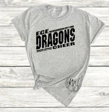 Load image into Gallery viewer, ECE Dragons Cheer Distressed
