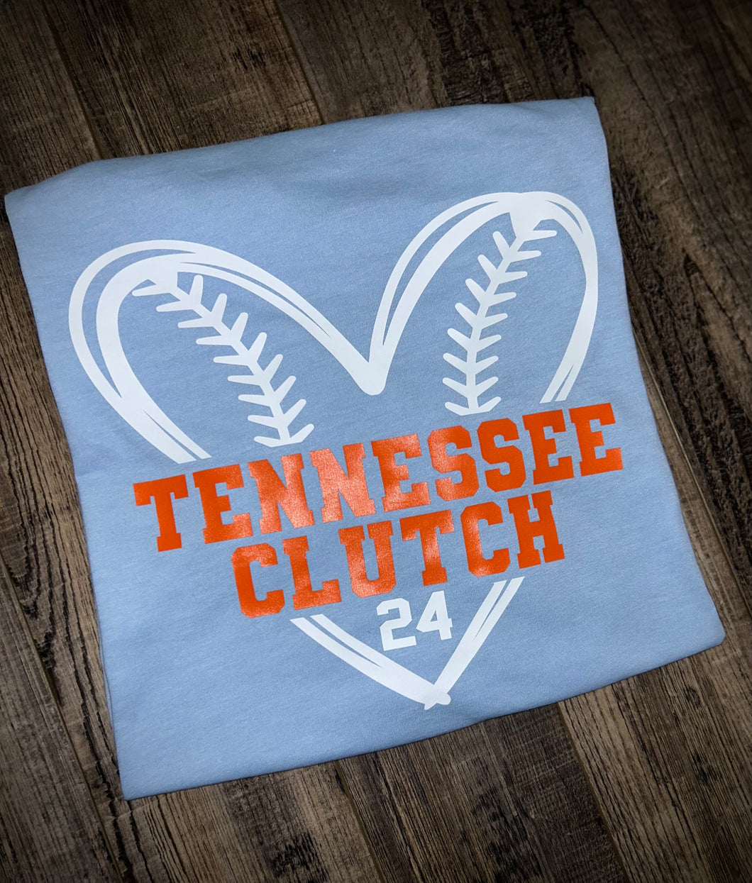 Tennessee Clutch softball heart