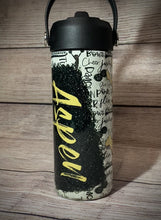 Load and play video in Gallery viewer, Cheer (gold) tumbler (personalized)

