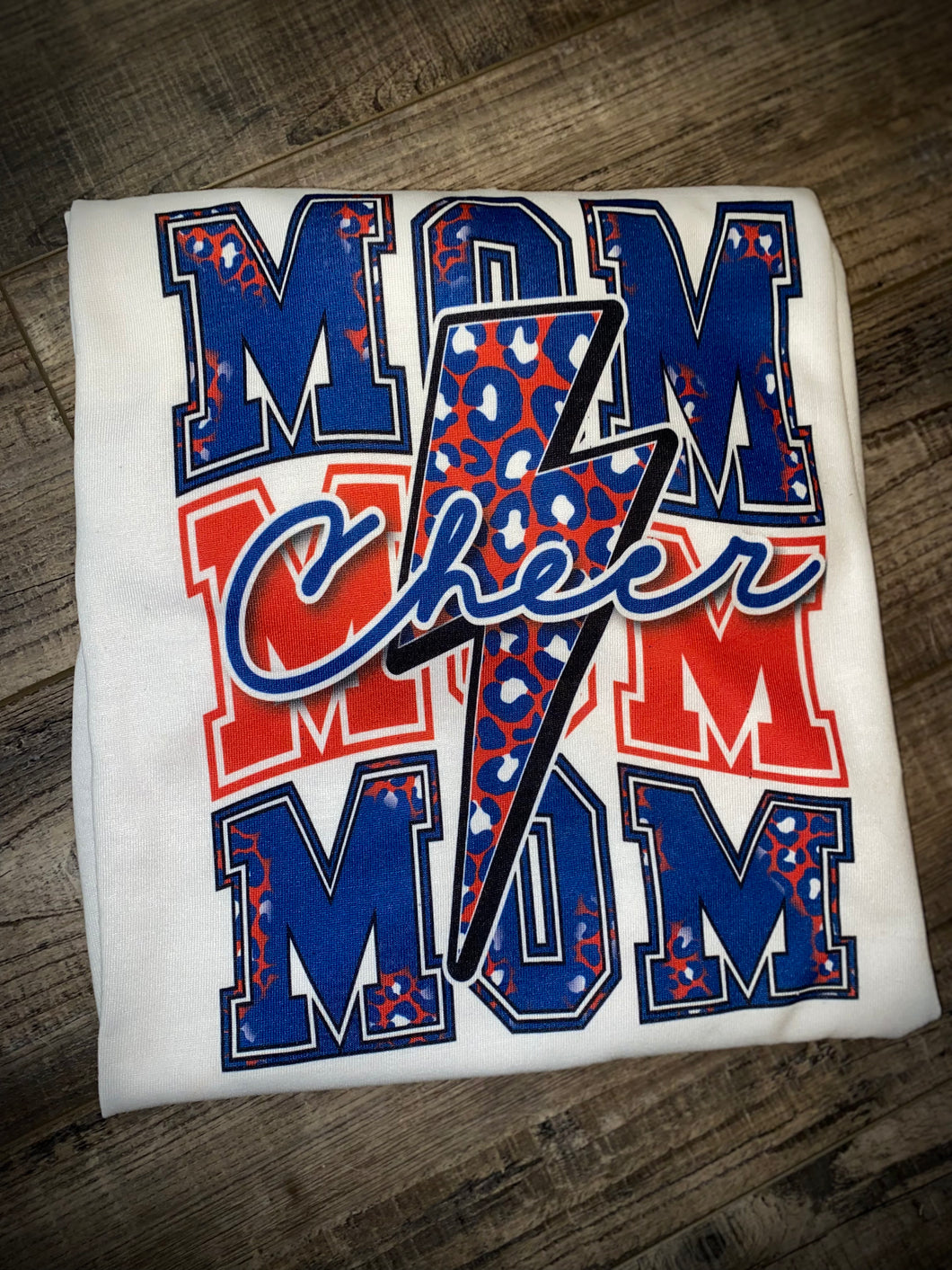 Red & Blue Cheer Mom
