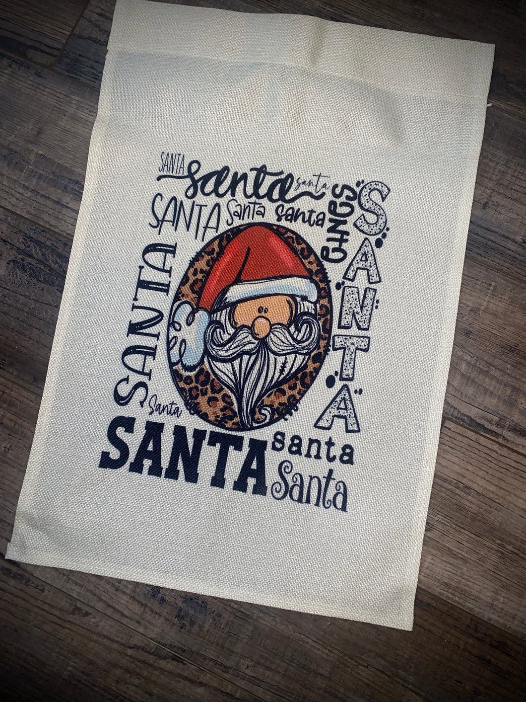 Santa Garden Flag