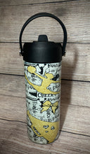 Load image into Gallery viewer, Cheer (gold) tumbler (personalized)
