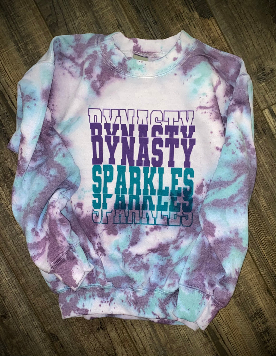 Dynasty/Sparkles Team Dyed Sweatshirt (youth & adult)